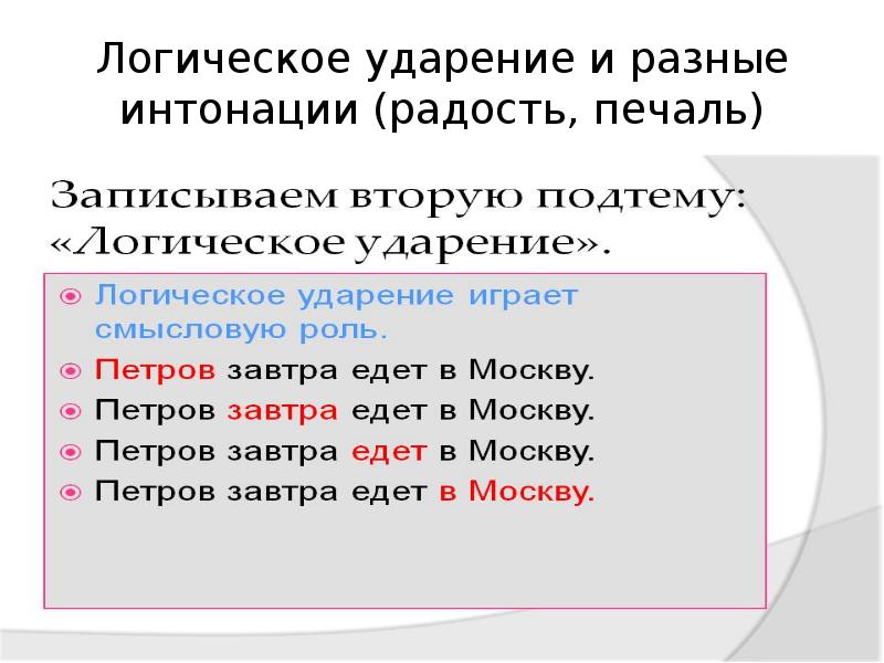 Логическое ударение слова. Ударение и Интонация. Логическое ударение. Логическое ударение союзов. Таблица Интонация логическое ударение.