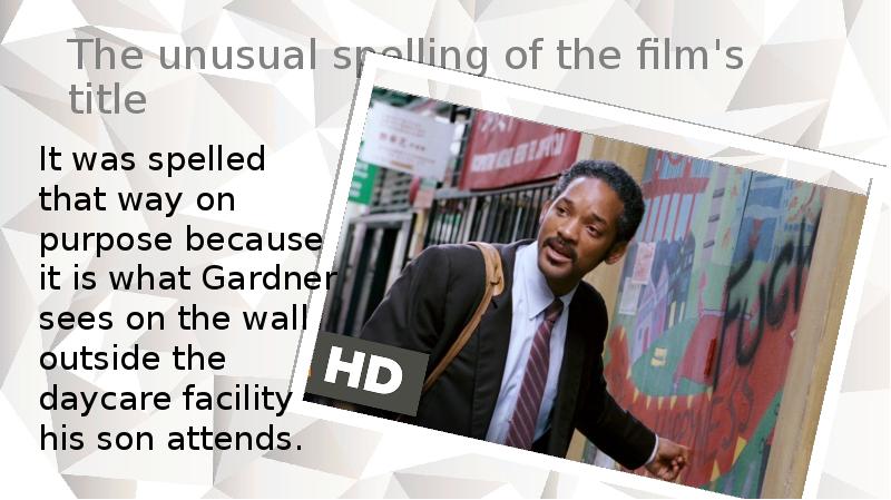 The unusual&nbsp;spelling&nbsp;of the film's title