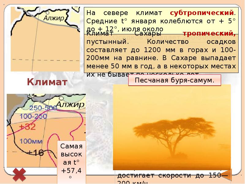 Описание алжира по плану