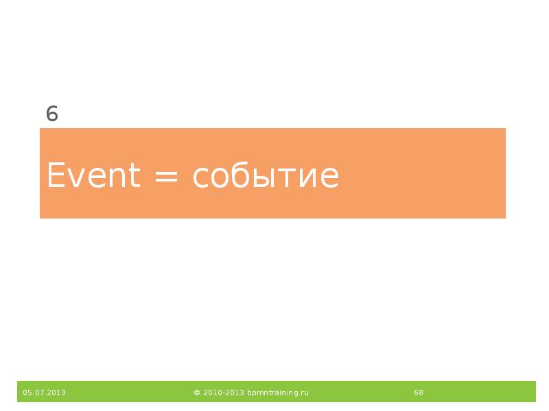 Event = событие
6 Event = событие
6