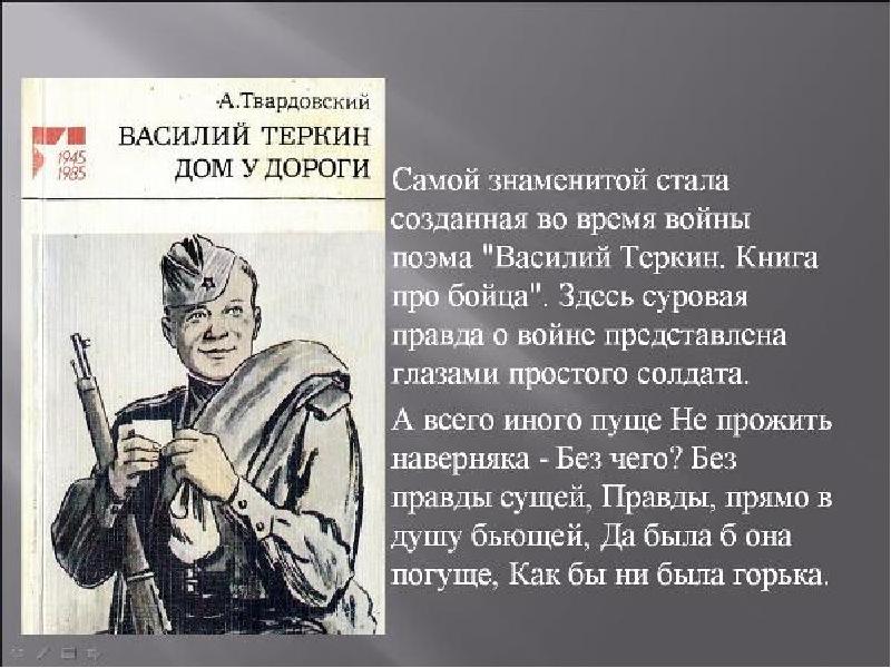 Дом у дороги твардовский содержание. Книга про бойца твардовский. твардовский песня про бойца.