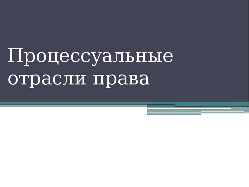 Презентация по теме процессуальные отрасли права 10 класс