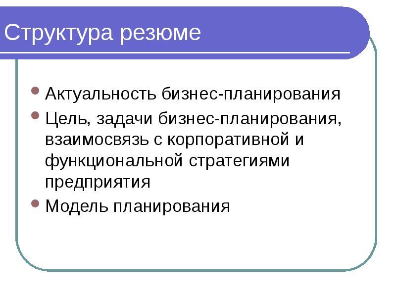 Актуальность в бизнес плане