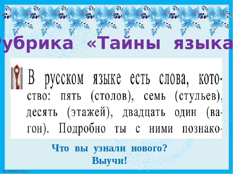 Родной язык 1 класс как сочетаются слова презентация