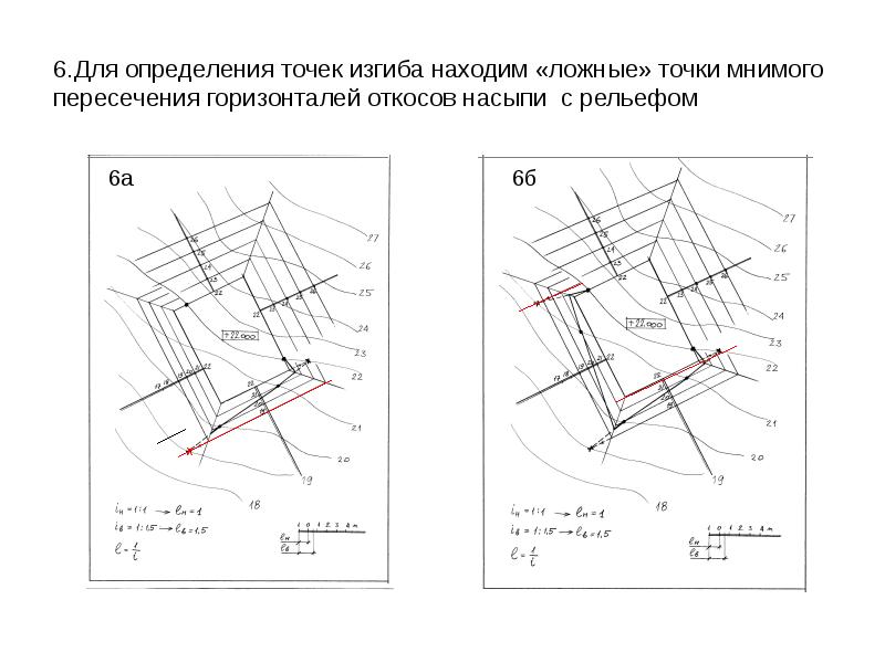 Площадка в числовых отметках чертеж