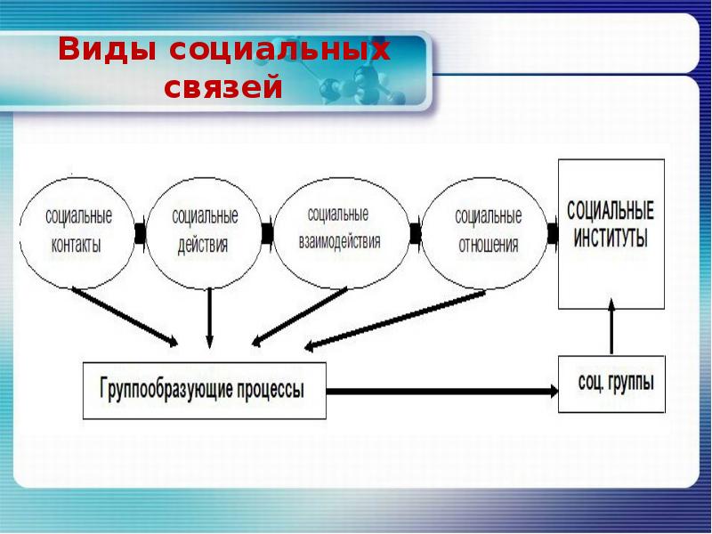 Социальные связи презентация