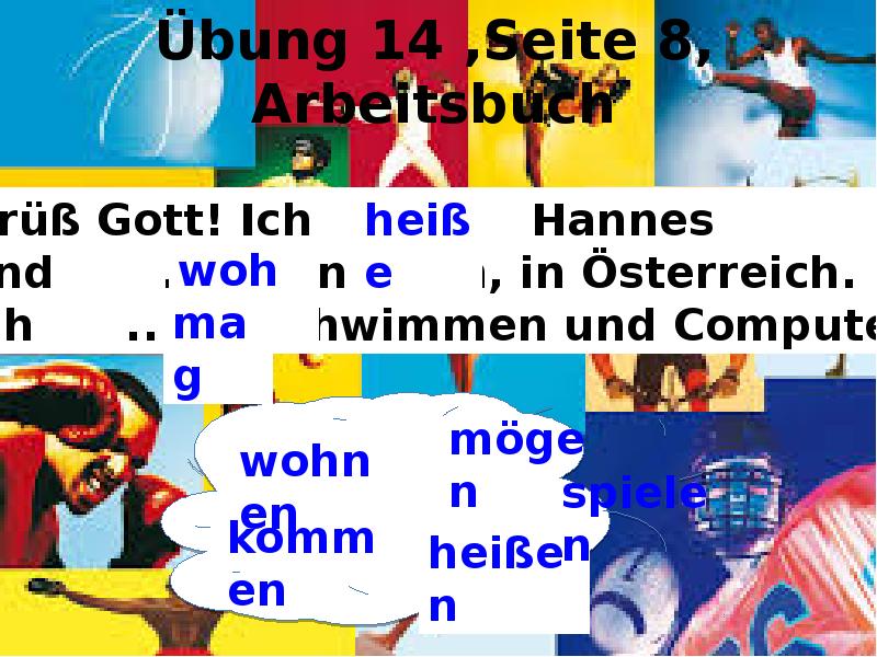 Übung 14 ,Seite 8, Arbeitsbuch Übung 14 ,Seite 8, Arbeitsbuch