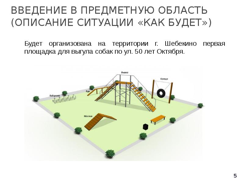 Проект собачьей площадки