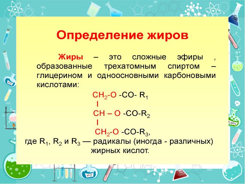 Взаимодействие спиртов с карбоновыми кислотами