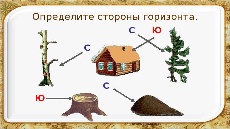 Презентация 2 класс ориентирование на местности школа россии