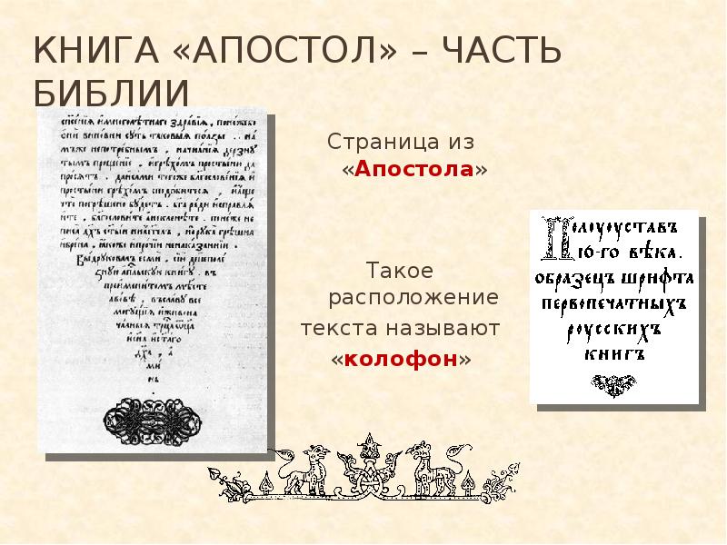 Как называются части библии. Колофон (часть книги). Части Библии. Части книги Апостол. Библия части Библии.