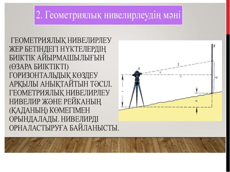 Нивелир.Геодинамикалык полигондар