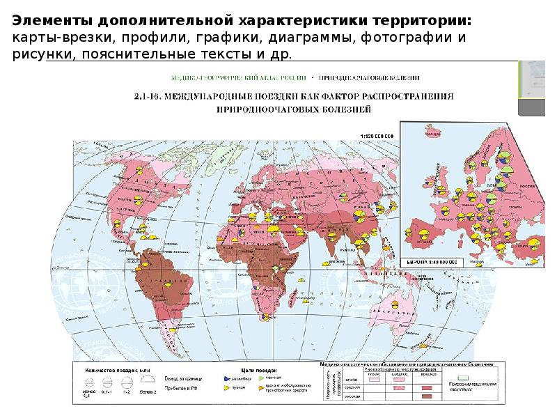 Фактор распространения. Карта врезка. Карта врезка пример. Карта врезка это в географии. Медико-географический атлас России.