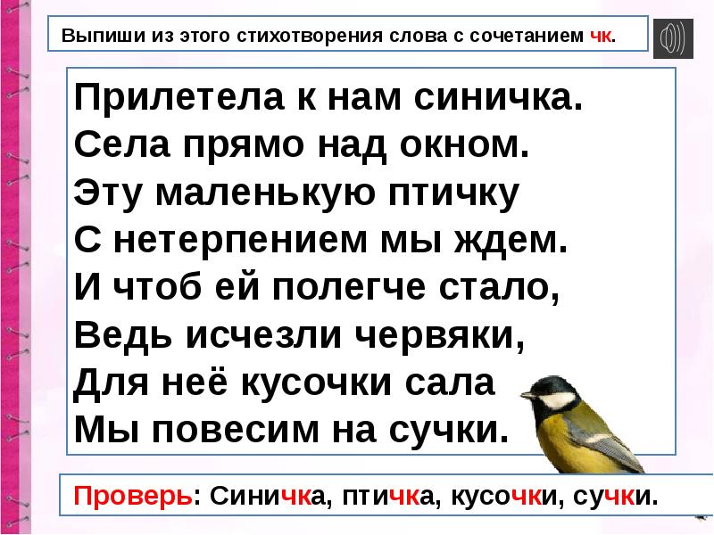 Слова с буквосочетаниями чк чн чт 1 класс презентация