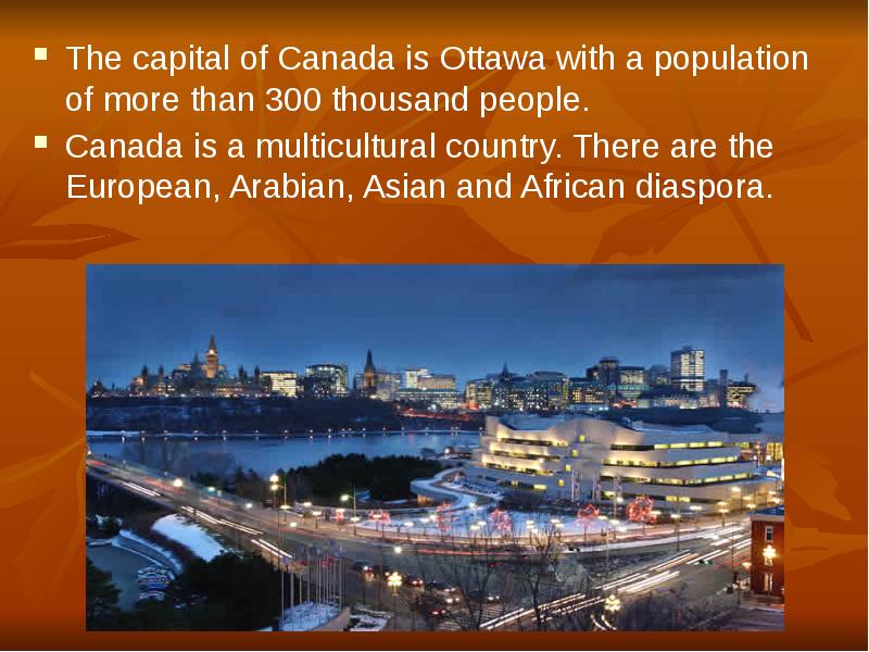 Ottawa the capital of canada презентация