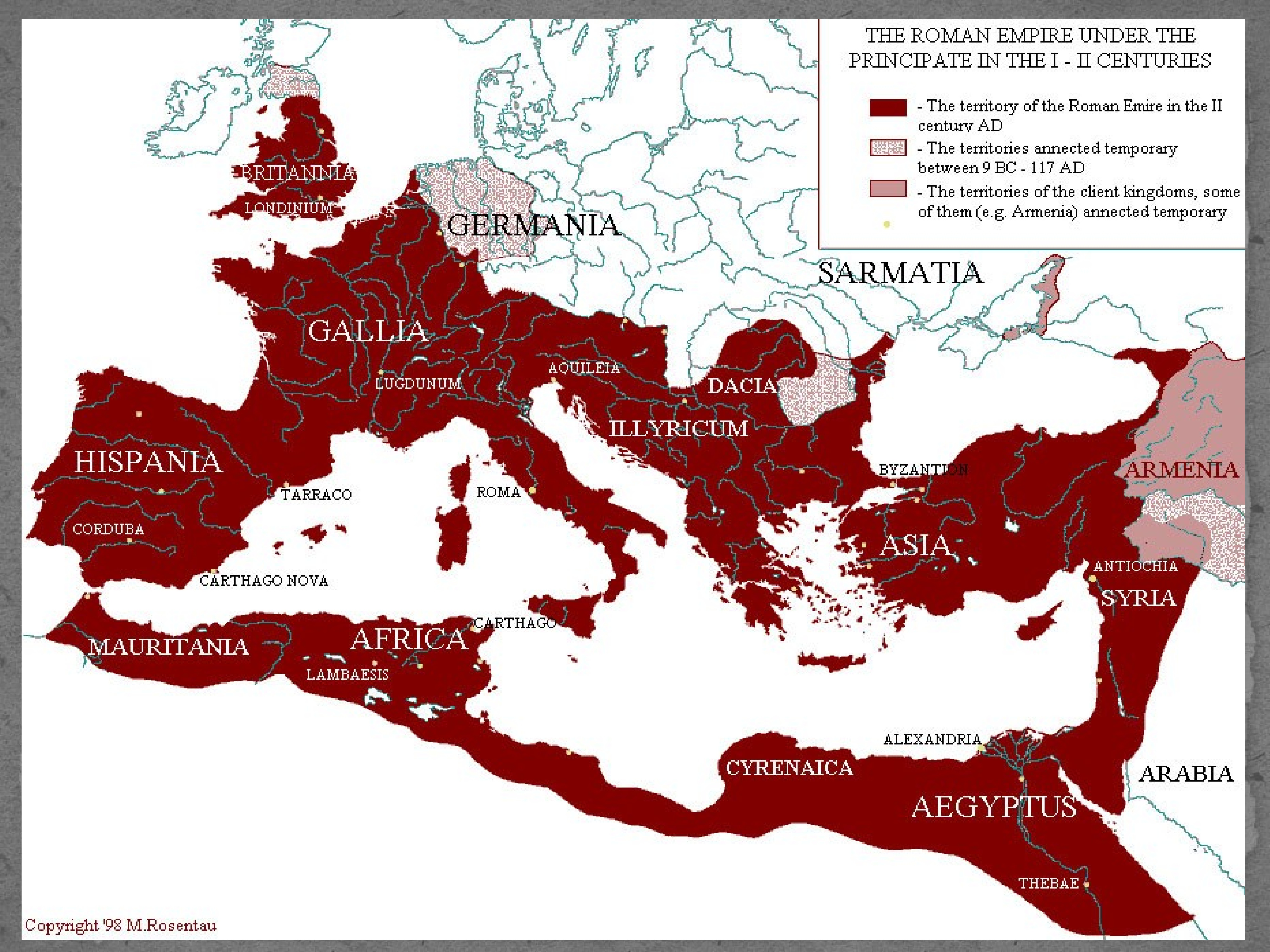 Cuanto duró el imperio romano