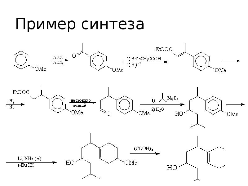 Реакция соногаширы схема