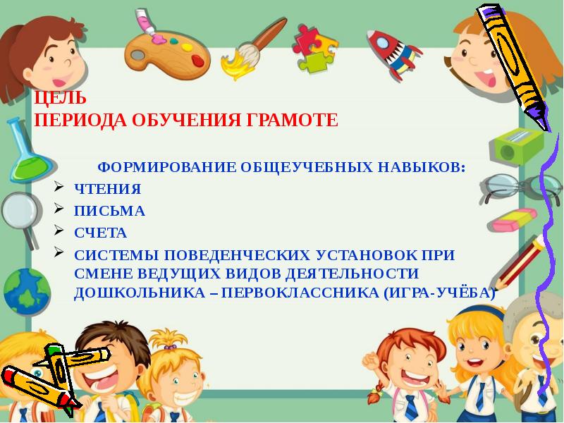 Презентация уроков обучения грамоте