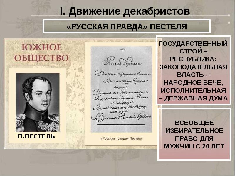 По конституционному проекту п и пестеля состав законодательного органа страны державного вече