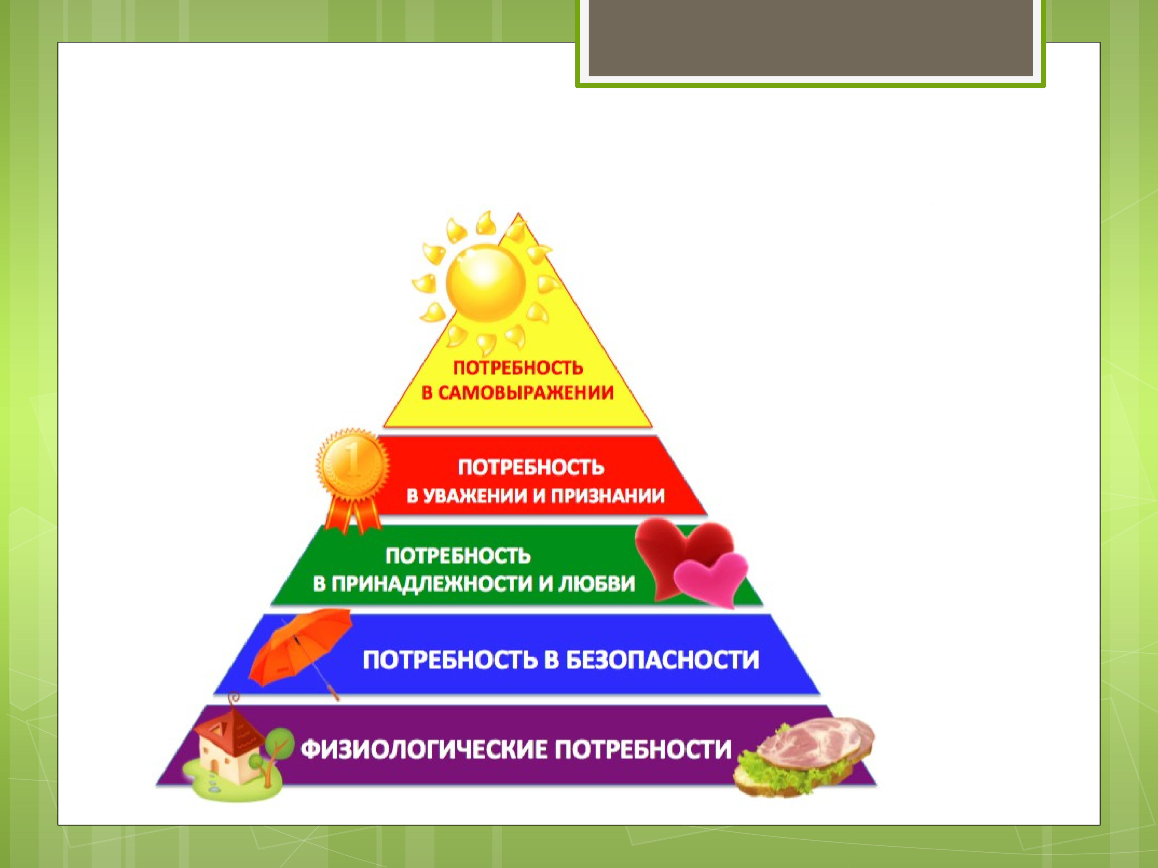 Пирамида физиологических потребностей