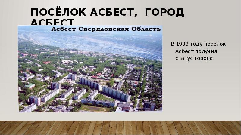 Карта города асбеста свердловской области