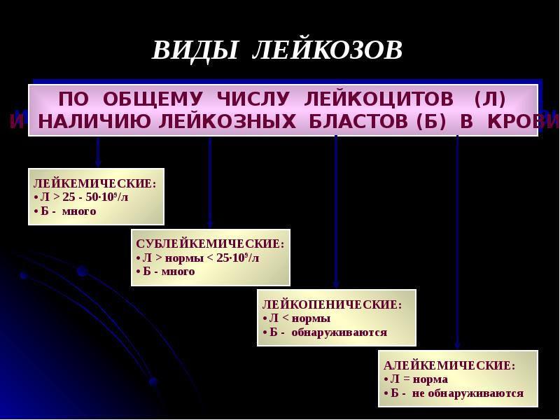 Лейкозы патофизиология презентация