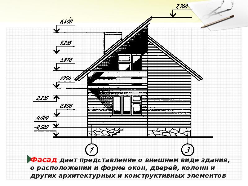 Элементы строительного черчения презентация