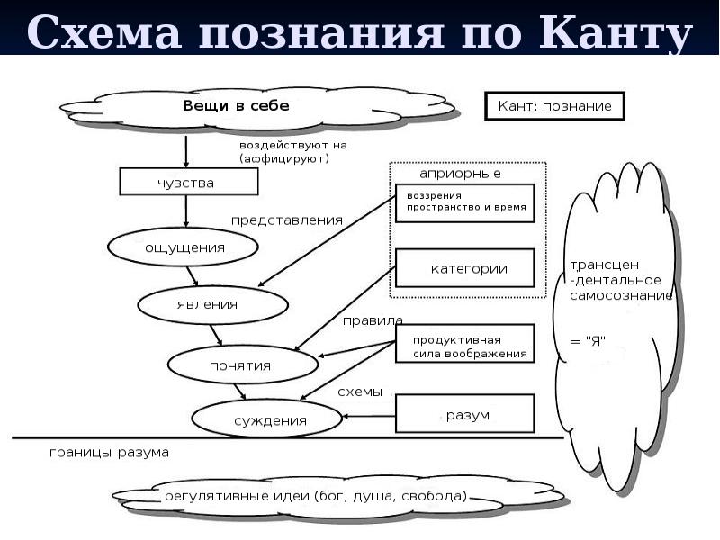 Формы познания схемы