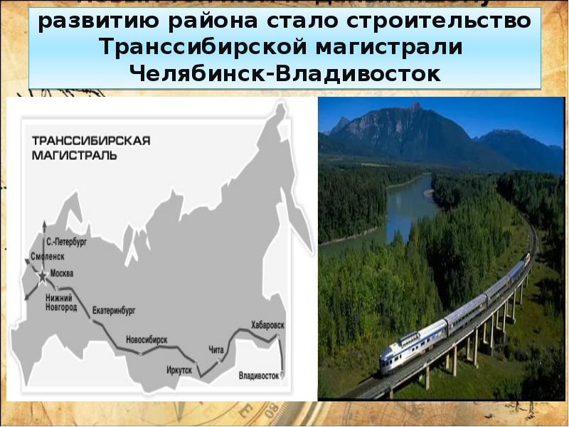 Путешествие по транссибирской железной дороге презентация 9 класс