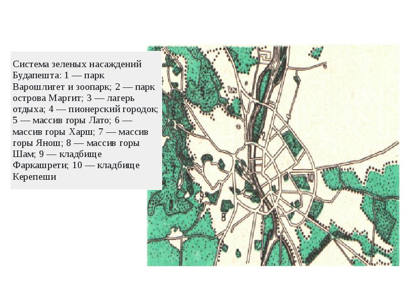 Схема зеленых насаждений москвы