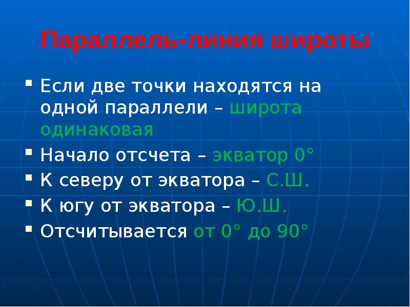 Одинаковое начало. Географическая широта отсчитывается. От экватора отшитываетсяч. От экваторо отсчитаваются. От чего отсчитывается географическая долгота.