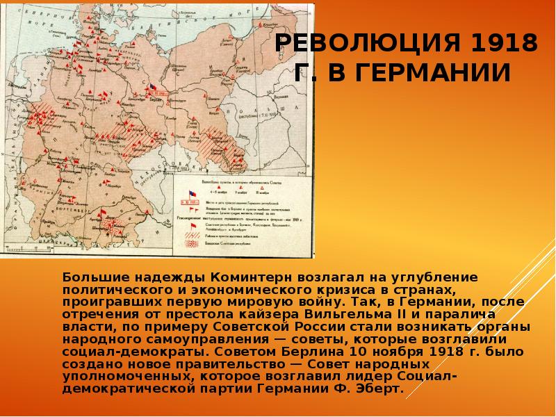 Революционное движение в европе и азии после первой мировой войны презентация