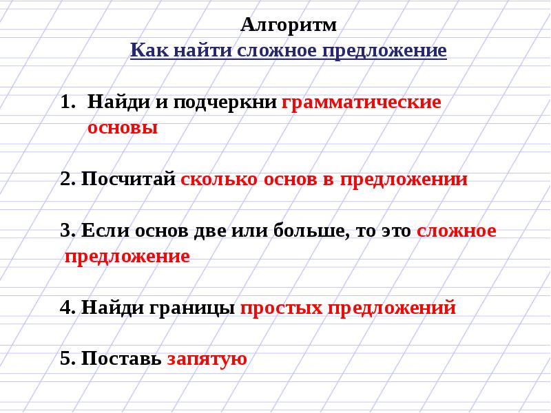 Презентация русский язык 5 класс сложное предложение