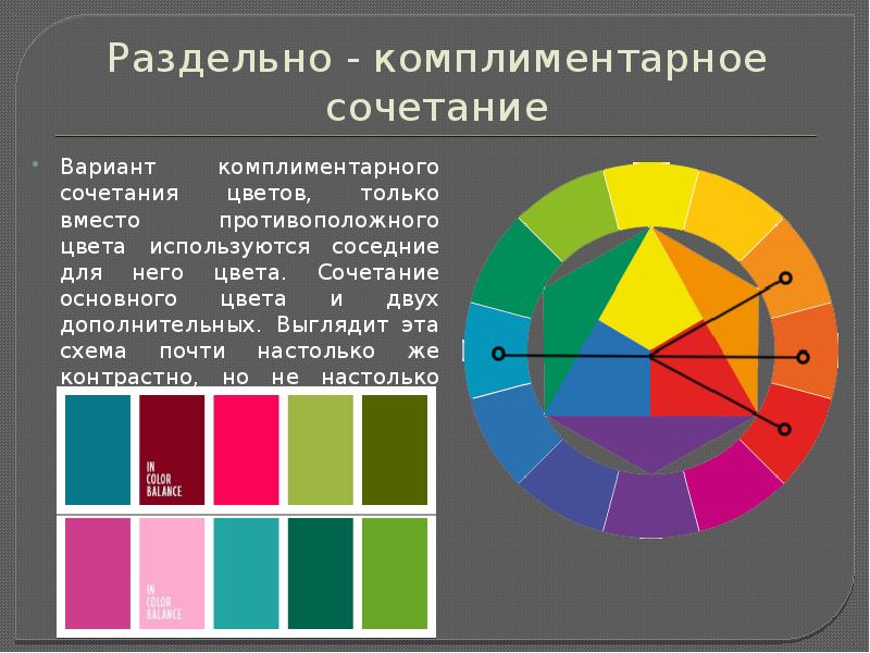 Сочетания цветов значения