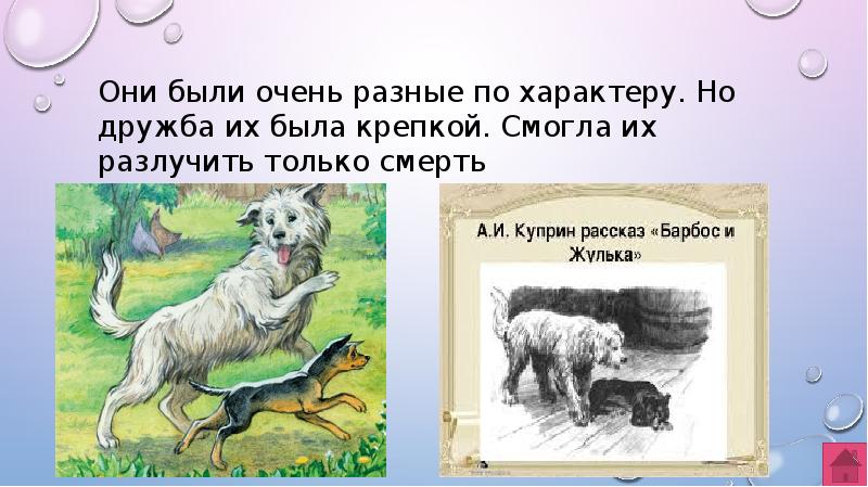 Нарисовать барбоса и жульку