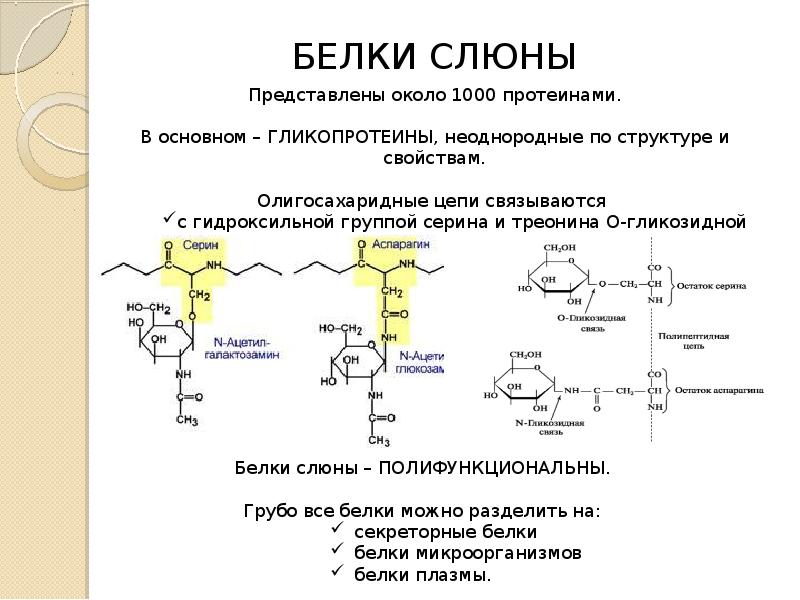 Биохимия слюны презентация