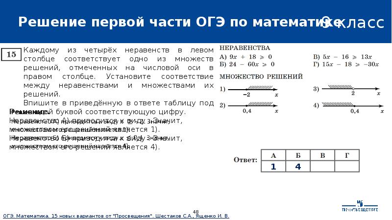 Подготовка к огэ презентация 9 класс математика