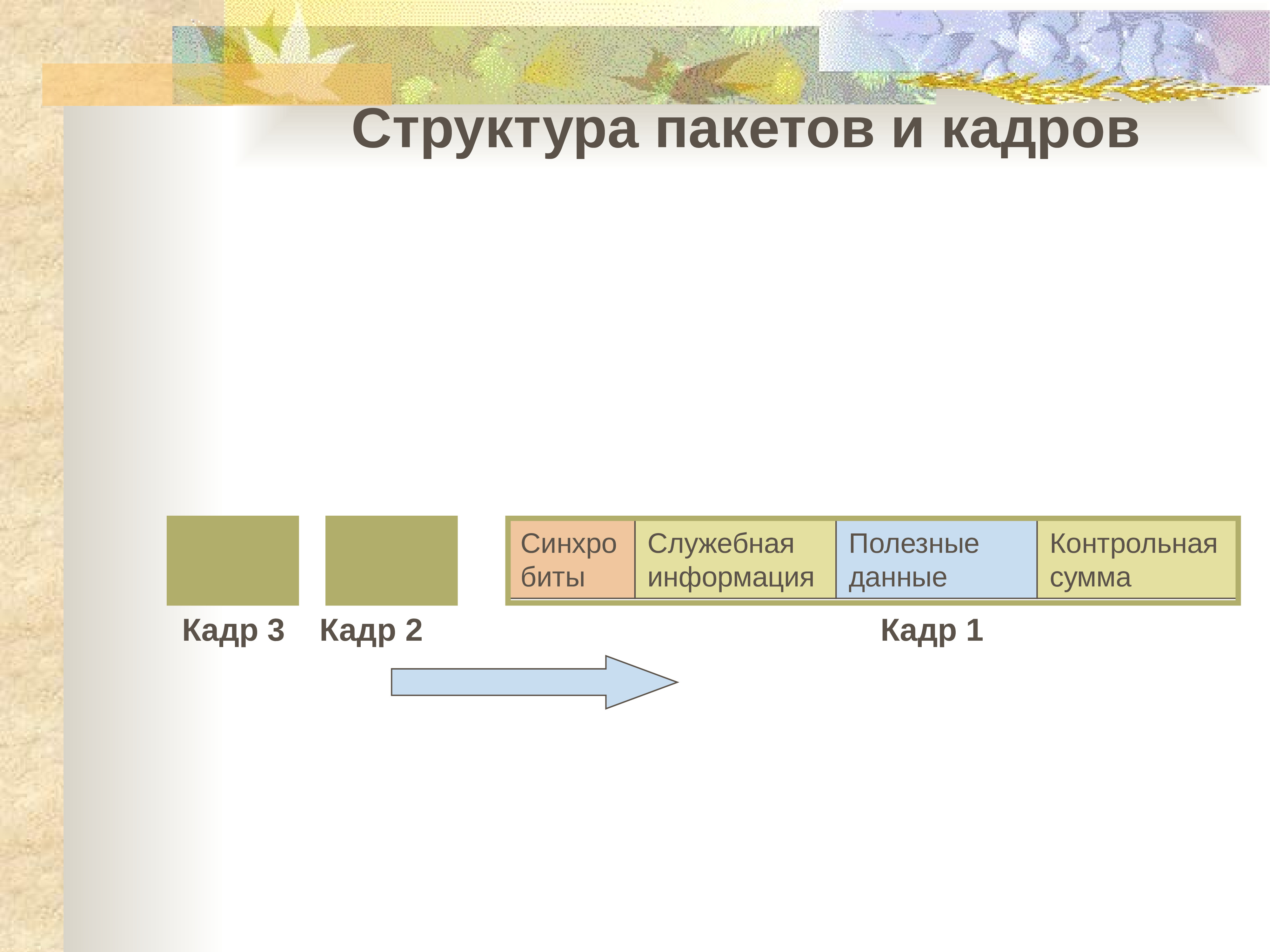 Сумма кадров. Структура пакета данных. Контрольная сумма данных пакета. Структура пакета данных кадры. Структура кадра на пакете.