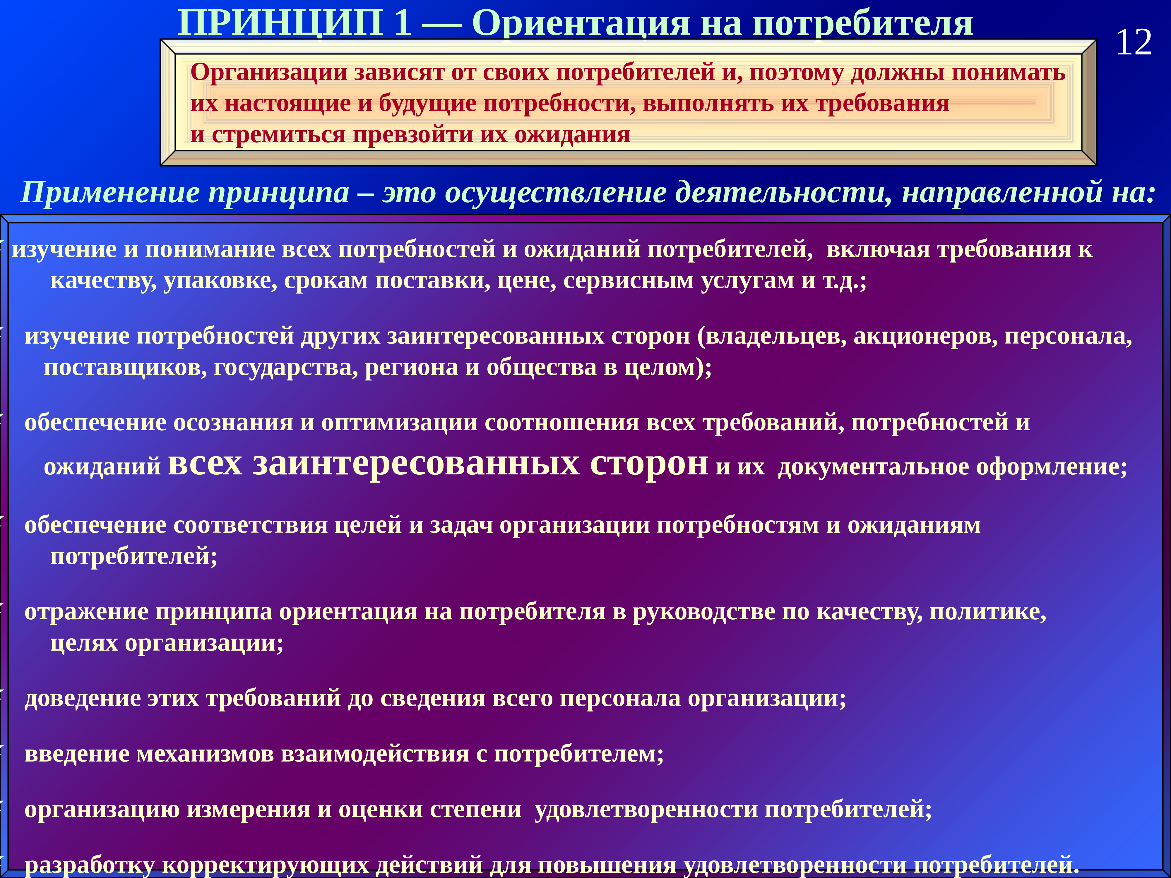 Принципы потребителя. Принцип ориентация на потребителя. Принцип 1 . ориентация на потребителя. Принцип СМК «ориентация на потребителя» подразумевает. Принцип ориентация на потребителя обозначает.