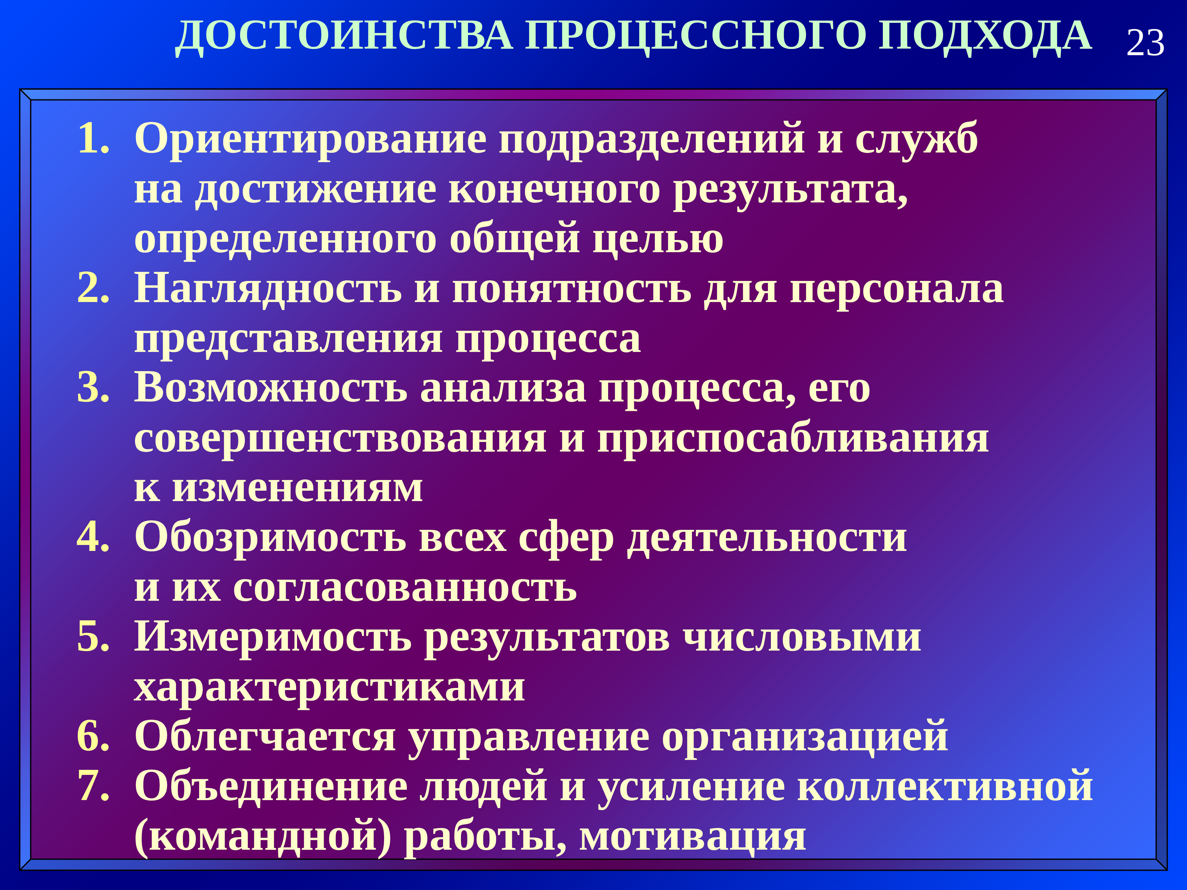 Преимущество подхода. Достоинства менеджера качества. Модель требования к системе определяет. Достижение конечных результатов. См. требования к системе.