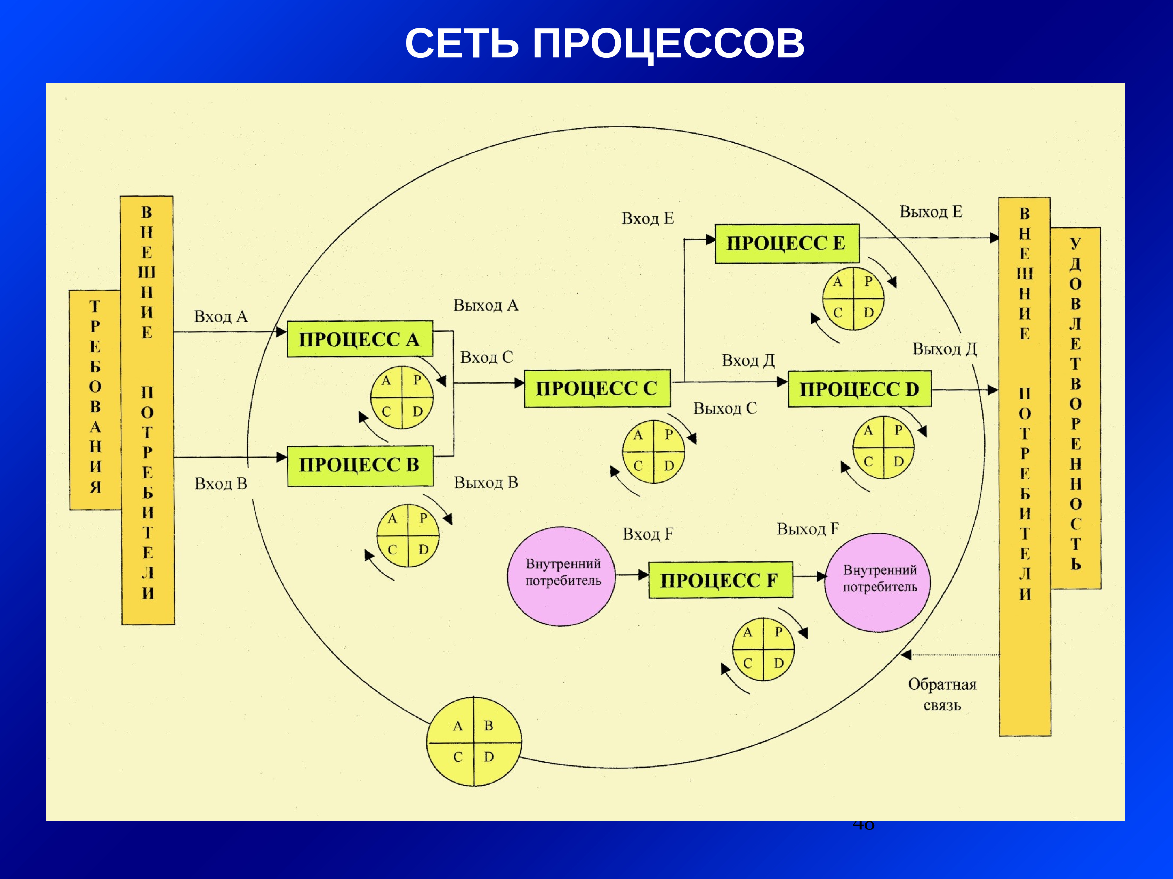 Сеть процессов. Система менеджмента качества. Сеть процессов компании. Вид сети процессов.