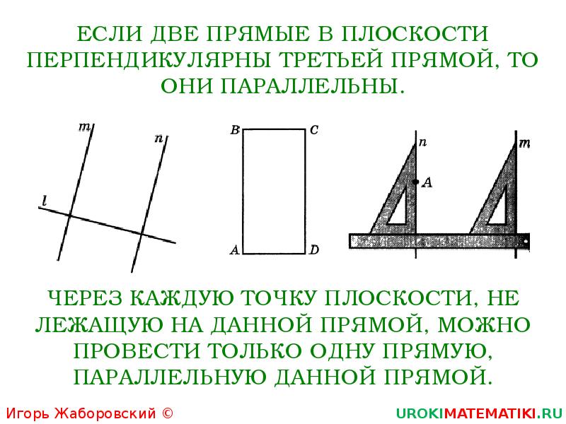 Параллельные прямые проект