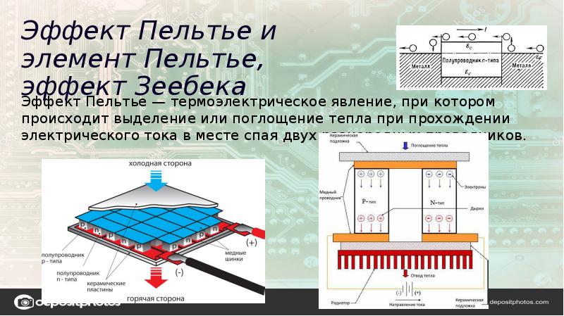 Термоэлектрический эффект термоэлементы презентация