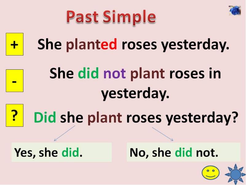 Present simple past simple презентация упражнения