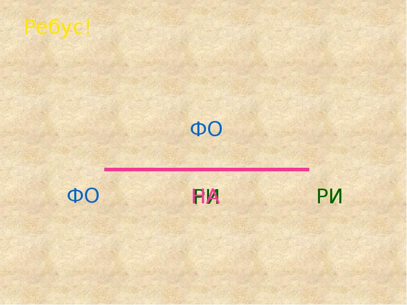 Ребусы по русскому языку 4 класс презентация