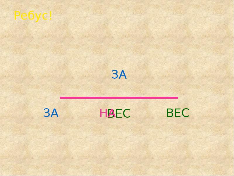 Ребусы по русскому языку 4 класс презентация