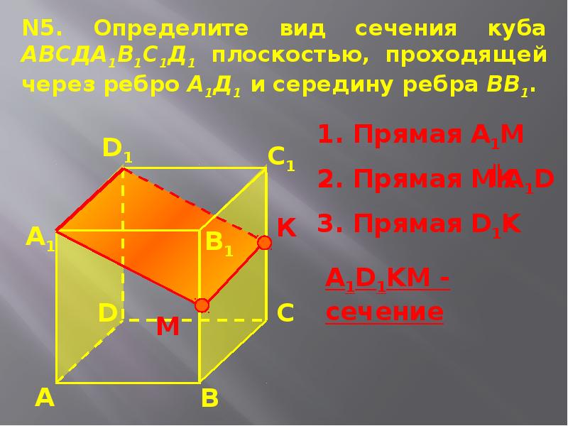 Сечение многогранника плоскостью. Сечение многогранников реферат.