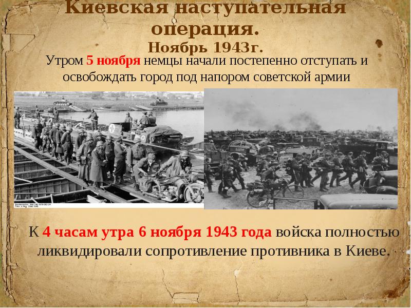 Киевская операция 1943 карта