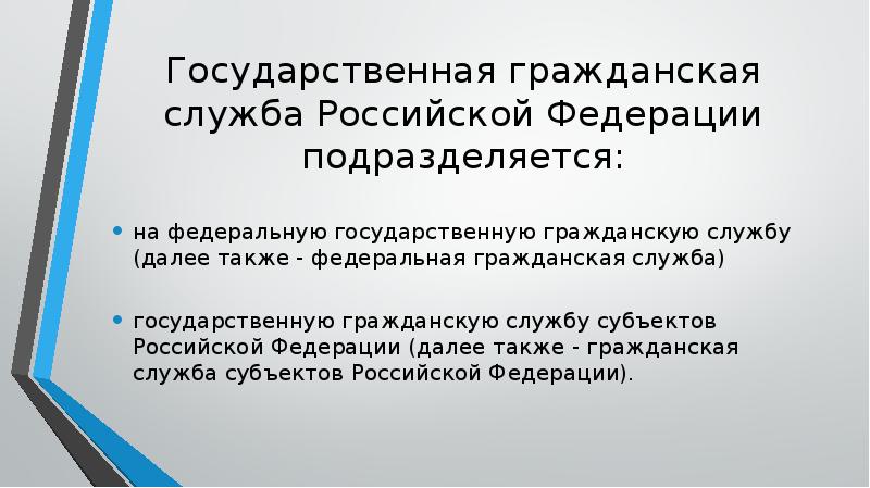 Федеральная государственная служба презентация