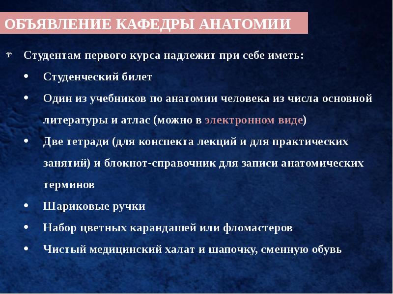 Репетитор по анатомии для студентов